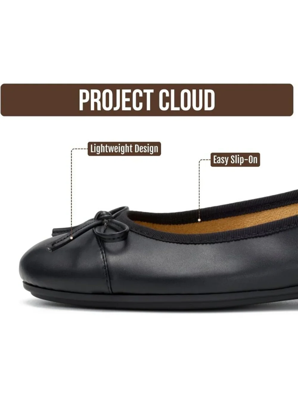 Women's Black Ashley Insole and Lightweight Non-Slip and Comfortable Shoes